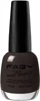 Very Faby People - 15ml Vernis à ongles vegan brun Faby, vernis à ongles naturel sans substances nocives