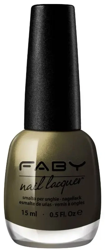 Stories - 15ml Vernis à ongles vegan vert Faby, vernis à ongles naturel sans substances nocives