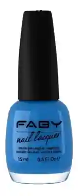 Volare - 15ml Vernis à ongles vegan bleu Faby, vernis à ongles naturel sans substances nocives