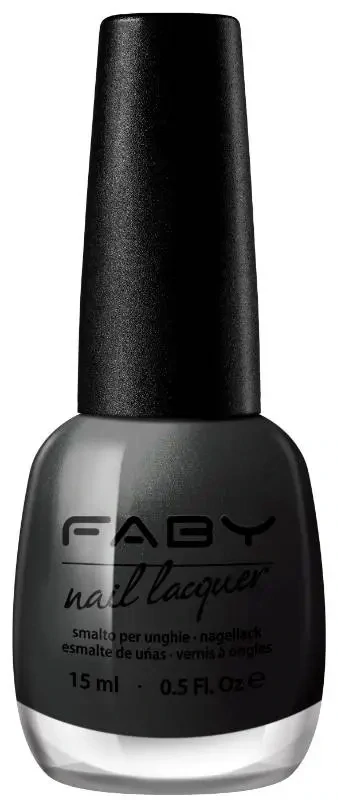 Grey vegan Nail Polish Faby, natural nail polish without harmful substances