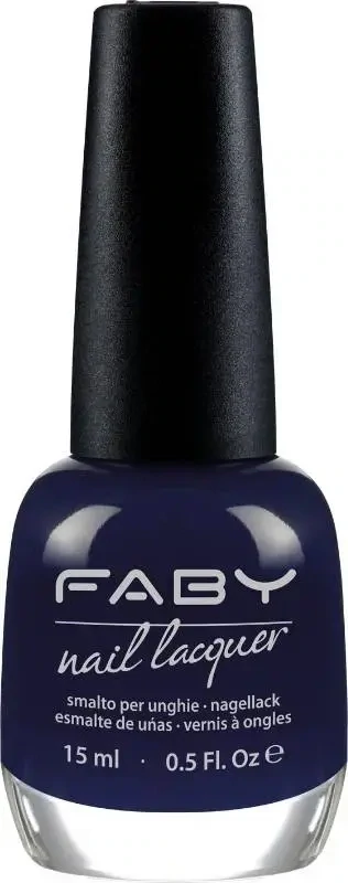 Blue vegan Nail Polish Faby, natural nail polish without harmful substances
