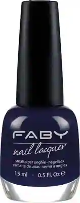 For sure, yes! - 15ml Blauwe vegan Nagellak Faby, natuurlijke nagellak zonder schadelijke stoffen