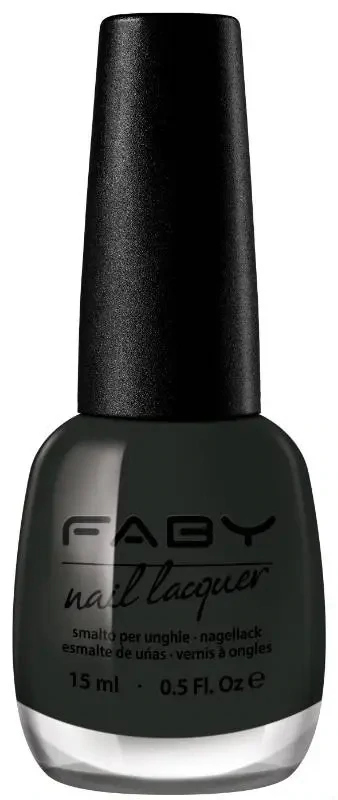 Green vegan Nail Polish Faby, natural nail polish without harmful substances