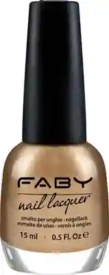 Panic on Wallstreet - 15ml Goldener veganer Nagellack Faby, natürlicher Nagellack ohne Schadstoffe