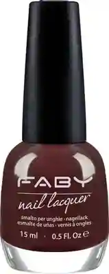 Brown vegan Nail Polish Faby, natural nail polish without harmful substances