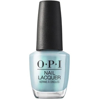 OPI nagellak Sage Simulation – sprankelende blauwe tint met glinsters voor een frisse en opvallende nagelstijl.