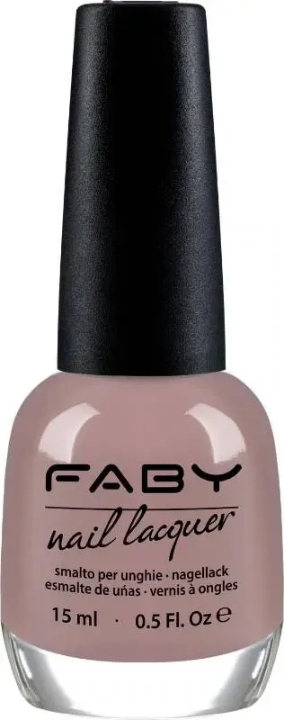 Nude vegan Nagellak Faby, natuurlijke nagellak zonder schadelijke stoffen