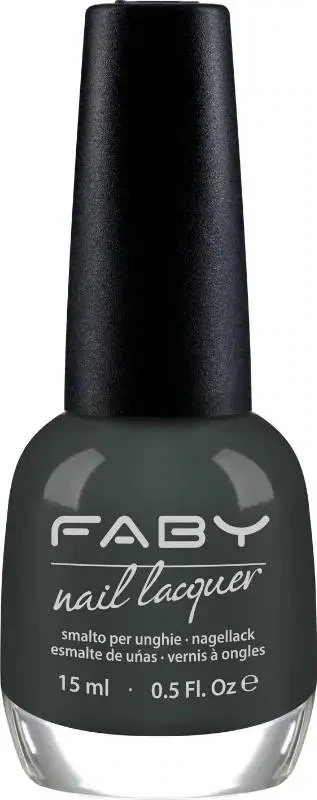 Groene vegan Nagellak Faby, natuurlijke nagellak zonder schadelijke stoffen
