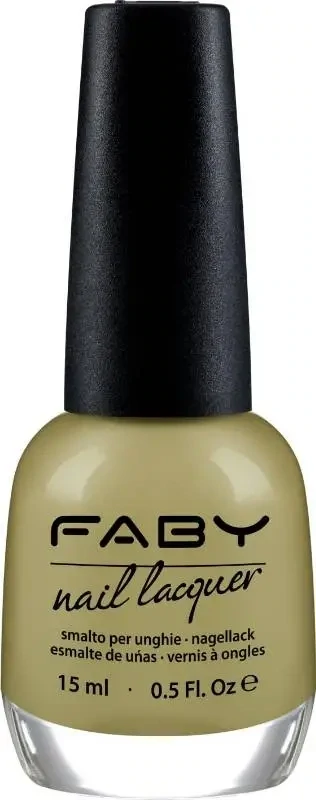 Japanese Yuzu - 15ml Green vegan Nail Polish Faby, natural nail polish without harmful substances
