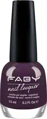 Break Through - 15ml Paarse vegan nagellak Faby, natuurlijke nagellak zonder schadelijke stoffen