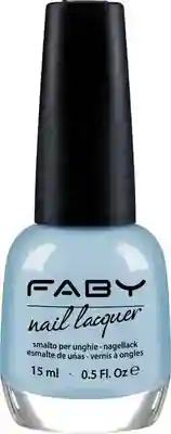 Blauwe vegan Nagellak Faby, natuurlijke nagellak zonder schadelijke stoffen