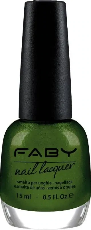 Vernis à ongles vegan vert Faby, vernis à ongles naturel sans substances nocives