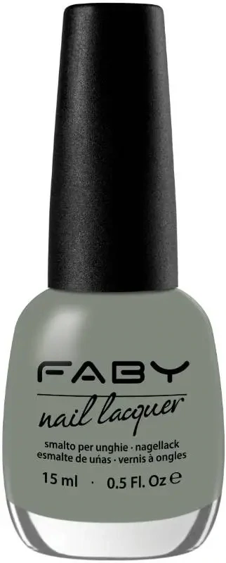 The Fairest -15ml Grauer veganer Nagellack Faby, natürlicher Nagellack ohne Schadstoffe