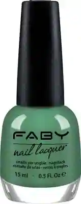 Versailles Gardens - 15ml Green vegan Nail Polish Faby, natural nail polish without harmful substances