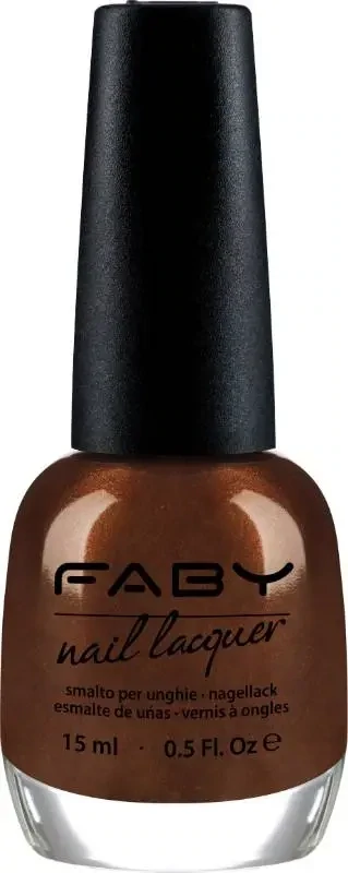 Look how they Shine -15ml Vernis à ongles vegan brun Faby, vernis à ongles naturel sans substances nocives