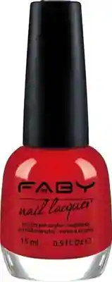 I'm not Lullaby! - 15ml Vernis à ongles vegan rouge Faby, vernis à ongles naturel sans substances nocives
