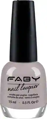 Metropolis - 15ml Grey vegan Nail Polish Faby, natural nail polish without harmful substances