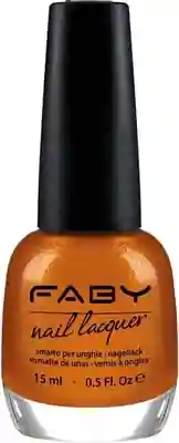 Sunset Farms - 15ml Oranger veganer Nagellack Faby, natürlicher Nagellack ohne Schadstoffe