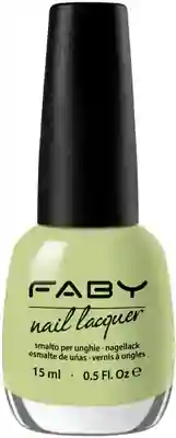 Grüner veganer Nagellack Faby, natürlicher Nagellack ohne Schadstoffe