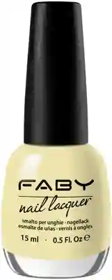 I'm So Cool... - 15ml Gelber veganer Nagellack Faby, natürlicher Nagellack ohne Schadstoffe