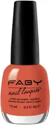 Lobster Salad - 15ml Oranger veganer Nagellack Faby, natürlicher Nagellack ohne Schadstoffe