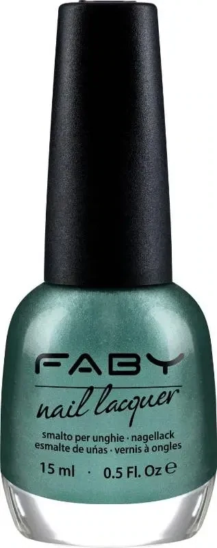 Green vegan Nail Polish Faby, natural nail polish without harmful substances