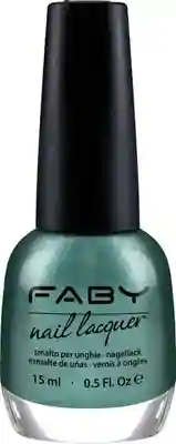 Green vegan Nail Polish Faby, natural nail polish without harmful substances