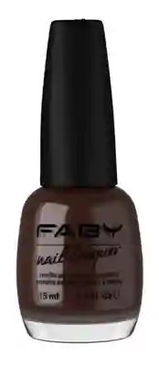 Bruine vegan Nagellak Faby, natuurlijke nagellak zonder schadelijke stoffen