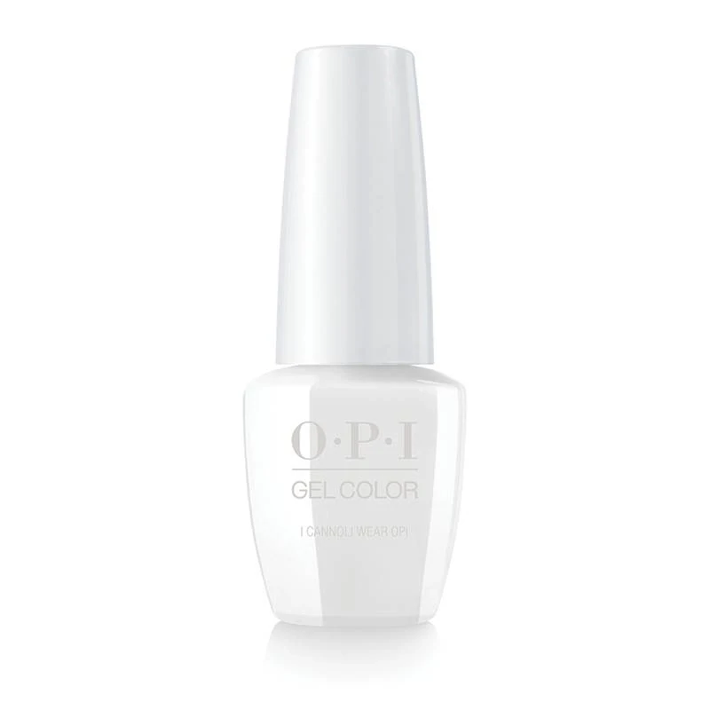 Gellak OPI GelColor I Cannoli Wear OPI – een zachte, glanzende witte tint met een vleugje grijs voor een stijlvolle look.