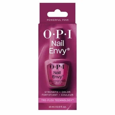 Nail Envy Powerful Pink - 15ml Nail Envy - Powerful Pink | Soins des ongles | Renforcer les ongles | OPI Nail Envy | durcisseur d'ongles OPI | ongles forts | Traitement Nail Envy | Soins des ongles OPI | Pour avoir des ongles forts