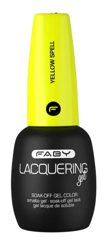 Gele gellak | Gele gel nagellak | FABY