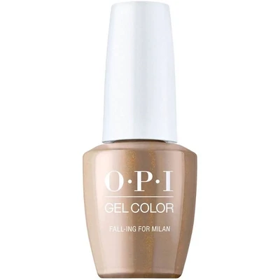 Fall-ing or Milan - GelColor - 15ml OPI GelColor gellak Fall-ing or Milan – goud met glinsters, duurzame gelpolish voor sprankelende en glanzende nagels.