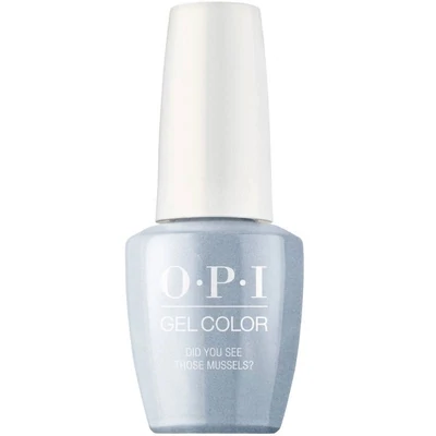 Did you see those mussels? - GelColor - 15ml OPI GelColor Did You See Those Mussels? – metallic blauwe gellak met een glanzende afwerking, ideaal voor een elegante uitstraling.