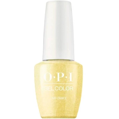 Ray-diance - GelColor - 15ml Vernis gel OPI GelColor Ray-diance – un jaune scintillant plein d'énergie et d’éclat solaire.