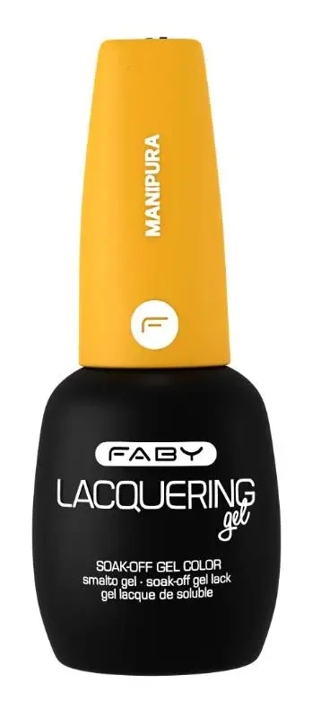 Manipura - Laquering gel - 15ml Yellow gel polish | Yellow gel nail polish | FABY