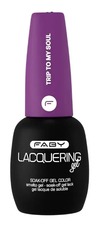 Trip to my Soul - Laquering gel - 15ml Purple gel polish | Purple gel nail polish | FABY
