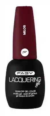 Milos - Laquering gel - 15ml Bordeaux gellak | Bordeaux gel nagellak | FABY