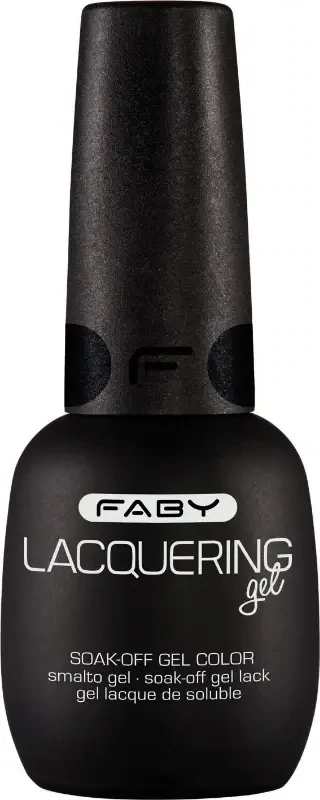 Black is black - Lacquering gel - 15ml Vernis semi-permanente noir | vernis gel noir | FABY