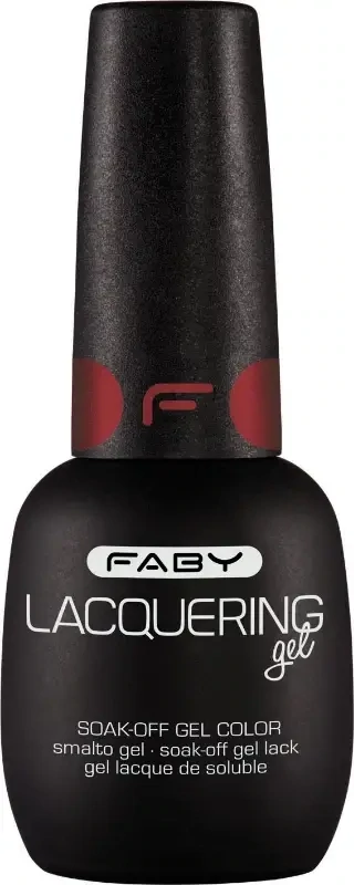 Vernis semi-permanente rouge | vernis gel rouge | FABY