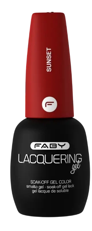 Vernis semi-permanente rouge | vernis gel rouge | FABY