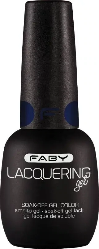 Paris... by night - Lacquering gel - 15ml Blauwe gellak | Blauwe gel nagellak | FABY