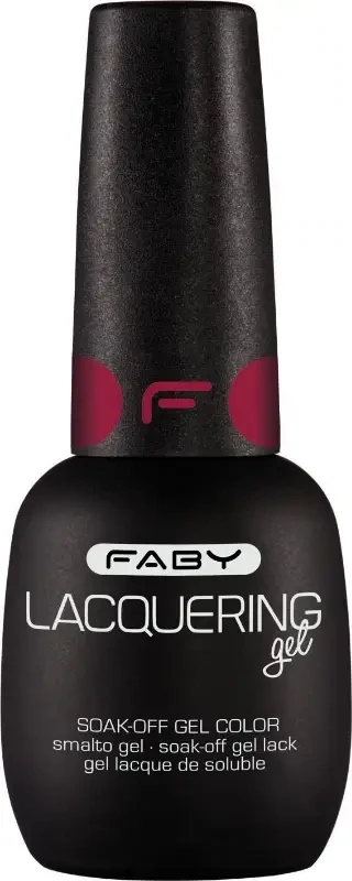 Simply perfect - Lacquering gel - 15ml Bordeaux gellak | Bordeaux gel nagellak | FABY