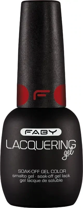 Vernis semi-permanente rouge | vernis gel rouge | FABY