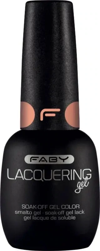 Oranger Gel-Lack | Orangefarbener Gel-Nagellack | FABY