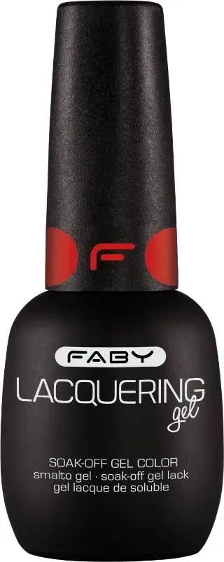 Vernis semi-permanente rouge | vernis gel rouge | FABY