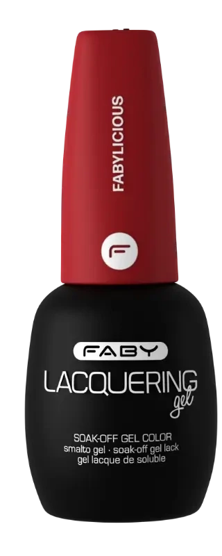 Fabylicious - Lacquering gel - 15ml Roter Gel-Lack | Roter Gel-Nagellack | FABY