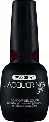 Rouge foncé - Lacquering gel - 15ml Bordeaux gellak | Bordeaux gel nagellak | FABY
