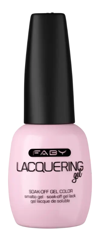 Light Kiss - Lacquering Gel - 15ml Pink gel polish | Pink gel nail polish | FABY
