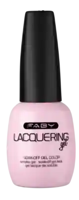 Light Kiss - Lacquering Gel - 15ml Vernis semi-permanente rose | vernis gel rose | FABY