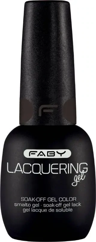 Very Faby people - Lacquering gel - 15ml Bruine gellak | Bruine gel nagellak | FABY